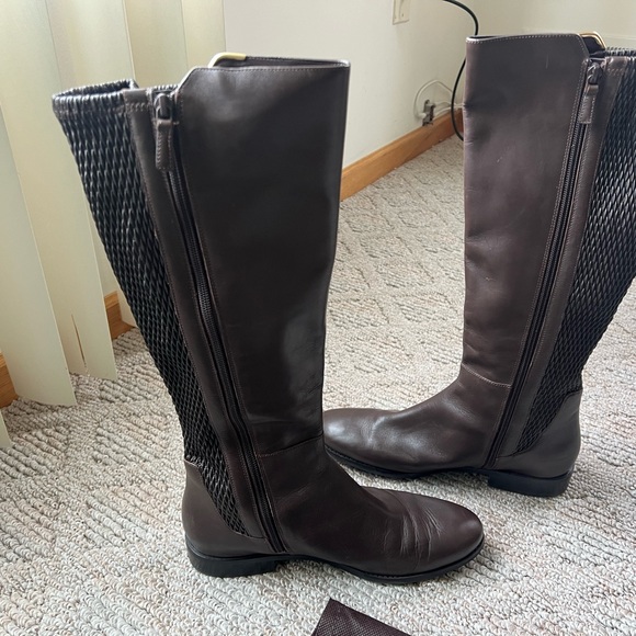 Cole Haan Womens Rockland Boot Chestnut Leather Size 10 - Picture 3 of 9